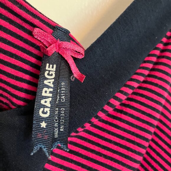 Garage Striped Pink Dress Women's Size Medium - Picture 5 of 6